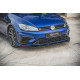 Przedni Splitter Racing Durability + Flapsy - VW Golf 7 R / R-Line FL