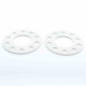 WS1 Spacers 3.5mm 5x114 69,7 Silver for Tesla