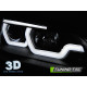 Lampy przód BMW X5 E70 07-13 BLACK ringi 3D diodowe LED DRL LPBMG9