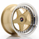 JR Wheels JR6 17x10 ET20 BLANK Gold w/Machined Lip