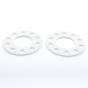 WS1 Dystanse 3.5mm 5x114 69,7 Silver for Tesla