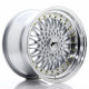 JR Wheels JR9 17x10 ET20 BLANK Silver w/Machined Lip