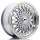 JR Wheels JR9 18x8 ET35-40 BLANK Silver w/Machined Lip