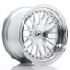 JR Wheels JR10 16x9 ET10-20 BLANK Silver Machined Face