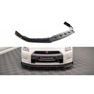 Przedni Splitter / dokładka + FLAPS - Nissan GT-R R35 Facelift 11-16