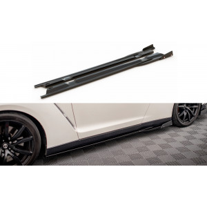 Dokładki Progów + FLAPS - Nissan GT-R R35 Facelift 11-16