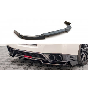 Dokładka Dyfuzor tylnego zderzaka + FLAPS - Nissan GT-R R35 Facelift 11-16