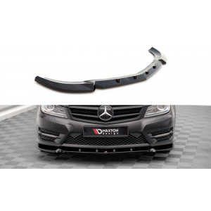 Splitter / dokładka zderzaka przód (v.1) - Mercedes C Coupe AMG-Line C204