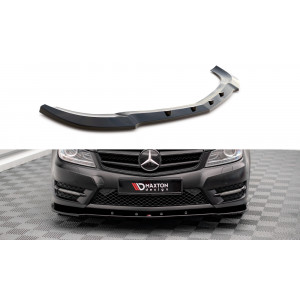 Splitter / dokładka zderzaka przód (v.2) - Mercedes C Coupe AMG-Line C204