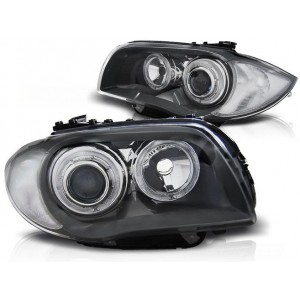 BMW 1 E87 / E81 04-11 GREY Angel Eyes ringi LED DEPO LPBMD6