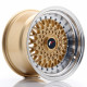 JR Wheels JR9 15x9 ET10 4x100/108 Gold w/Machined Lip