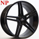 Felga Forzza Bosan 9x21 5x112 ET25 66,45 Satin Black FLOW FORMING