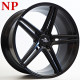 Felga Forzza Bosan 10,5x21 5x112 ET38 66,45 Satin Black FLOW FORMING