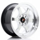 JR Wheels JR12 15x7,5 ET26 4x100/114 Hyper Silver w/Machined Lip