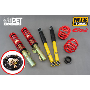 Audi A3 8L Quattro + S3 - Gwint MTS Technik Black GOLD + Camber Plates