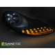Lampy przód PORSCHE BOXSTER / 911 996 - BLACK MAT LED - diodowe LPPO11