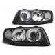 Lampy przód Audi A3 00-03 BLACK soczewkowe S3 Look LPAU13 DEPO