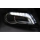 Lampy przód Audi A3 8P 08-12 BLACK DRL LED jazdy dziennej LPAUD3