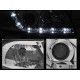 Lampy przód Audi A4 B5 94-99 - CHROM LED diodowe - LPAU25
