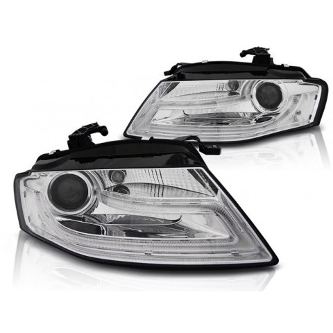 Lampy przód Audi A4 B8 H7 08-11 DayLight LED DRL jazdy dziennej LPAUC9