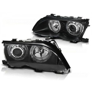 BMW E46 Sedan / Touring 01-05 Angel Eyes LED BLACK Ringi diodowe LPBMG3