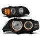 Lampy przód BMW E53 X5 Angel Eyes BLACK Xenon D2S kierunkowskaz LED LPBM88