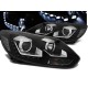 Lampy przód Ford Focus III 11- BLACK LED - diodowe LPFO61