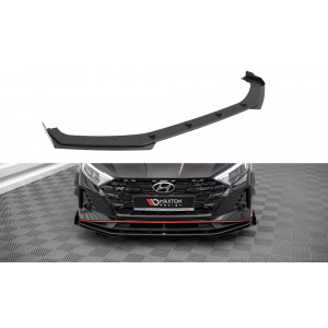 Splitter dokładka zderzaka przód Street Pro + Flaps - Hyundai I20 N Mk3