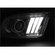 Lampy przód Ford Mustang 05-09 CHROM LED diodowe soczewkowe LPFO74