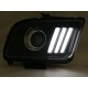 Lampy przód Ford Mustang 05-09 BLACK LED diodowe soczewkowe LPFO75