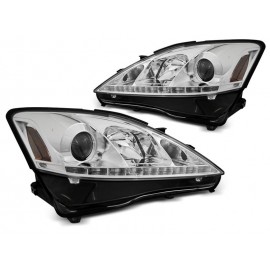 Lampy przód LEXUS IS 06-13 - CHROM LED DIODOWE LPLE03