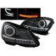 Lampy przód Mercedes C-klasa W204 11-14 BLACK LED diodowe LPME87