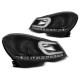 Lampy przód Mercedes C-klasa W204 11-14 BLACK LED diodowe LPMEA4