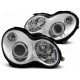 Lampy przód Mercedes C-klasa W203 clear CHROM soczewki DEPO LPME80