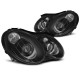 Lampy przód Mercedes CLK W209 02-10 - soczewki BLACK LPME72