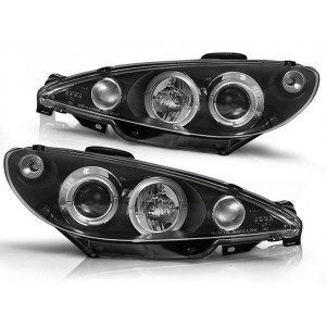 Peugeot 206 98-02 Angel Eyes Black - Ringi LPPE02
