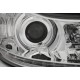 Lampy przód Skoda Octavia 2 09-13 CHROM LED - diodowe LPSK22