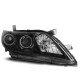 Lampy przód Toyota Camry 6 XV40 06-09 Angel Eyes BLACK LED LPTO10