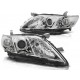 Lampy przód Toyota Camry 6 XV40 06-09 Angel Eyes CHROM LED LPTO09