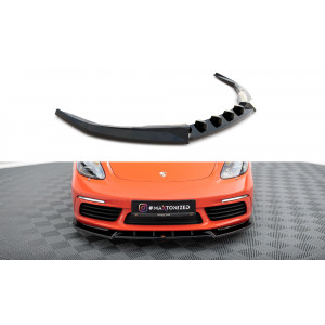 Splitter / dokładka zderzaka przód (v.1) - Porsche 718 Cayman 982c 2016 -