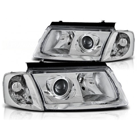 Lampy przód VW Passat B5 XENON LOOK H7 - clear soczewkowe LPVW68