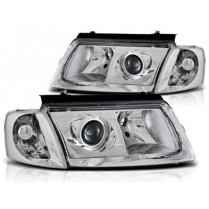 Lampy przód VW Passat B5 XENON LOOK H7 - clear soczewkowe LPVW68