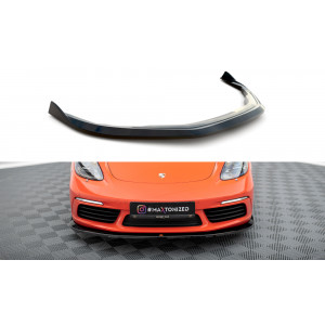 Splitter / dokładka zderzaka przód (v.2) - Porsche 718 Cayman 982c 2016 -