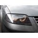 Lampy przód VW Passat B5 FL - BLACK Angel Eyes ringi LPVW46 DEPO