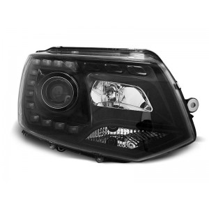 VW T5 2010- BLACK LED DRL - diodowe światła jazdy dziennej LPVWK3