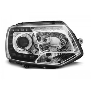 VW T5 2010- CHROM LED DRL - diodowe światła jazdy dziennej LPVWK2