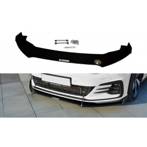 Przedni Splitter / dokładka RACING (V.2) - VW Golf 7 GTI Facelift