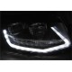 VW T6 2015- BLACK LED DRL - diodowe światła jazdy dziennej LPVWP8