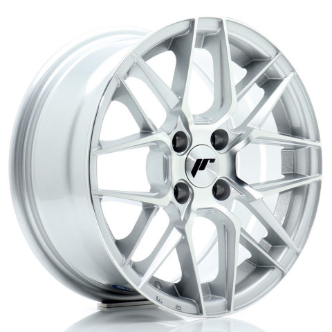 JR Wheels JR28 15x7 ET25 4x100 Silver Machined Face