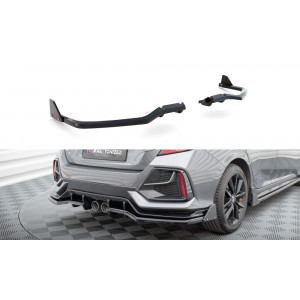 Dyfuzor Tylnego Zderzaka + Flaps - Honda Civic Sport Mk10 FL